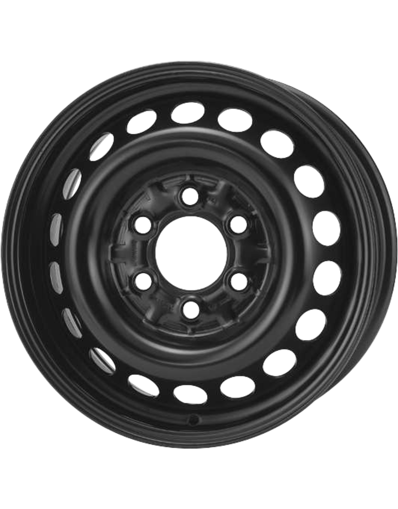 Mercedes Sprinter 906/907/ VW Crafter I / jante acier 6.5x16  6/130 ET54 revêtu en poudre noir satiné