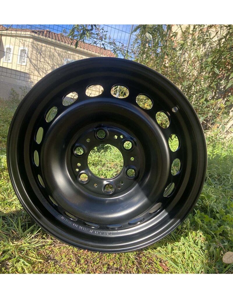 Mercedes Sprinter 906/907/ VW Crafter I / schwarze Stahlfelge 6.5x16  6/130  ET54 seidenmatt schwarz pulverbeschichtet