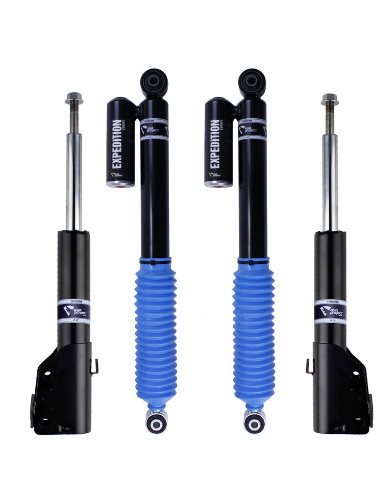Expedition Suspension Kit compatible for vans with 0 up to 50 mm body lift , for Sprinter 906 /907 4x4, by 4x4Proyect