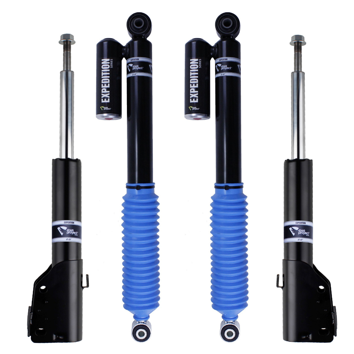 Kit de suspension Expedition compatible avec les vans surélevé de 0 à 50 mm, pour Sprinter 906 /907 4x4, de 4x4Proyect