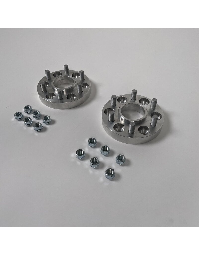 2 wheel spacers 23 mm (steel) for FORD TRANSIT 2025+ with 6 hole rims (6x120) 