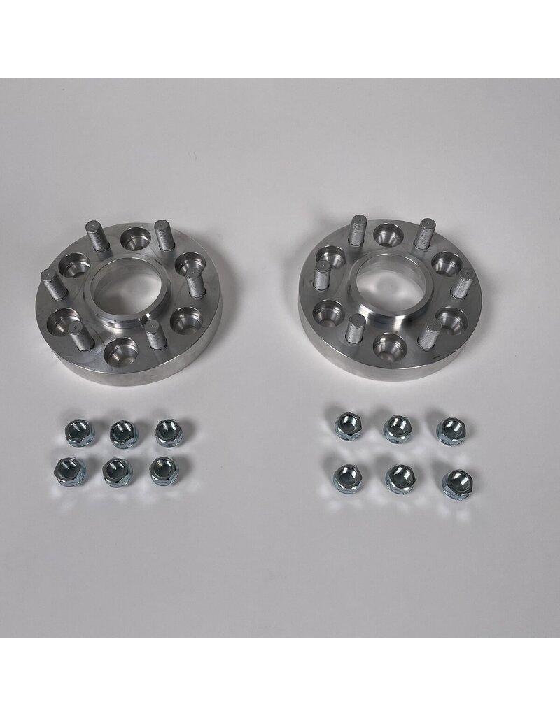 2 wheel spacers 30 mm (steel) for FORD TRANSIT 2025+ with 6 holes rims (6x120)