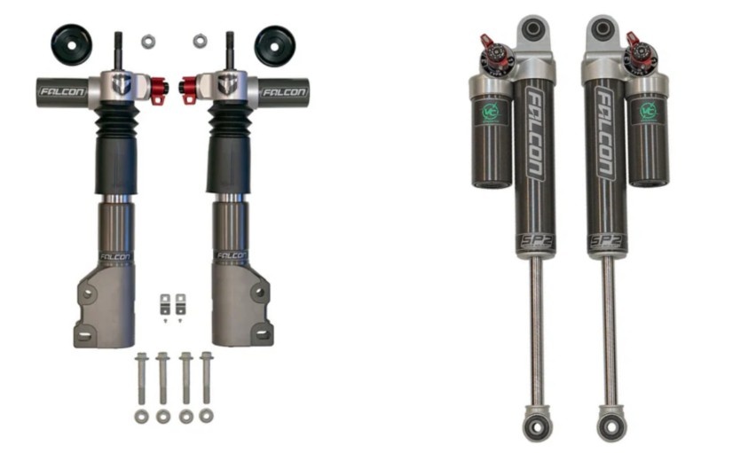 Kit de suspension haute performance Falcon pour Sprinter 906/NCV3 et 907/VS30 4x4 à roue arrière simple, par Van Compass