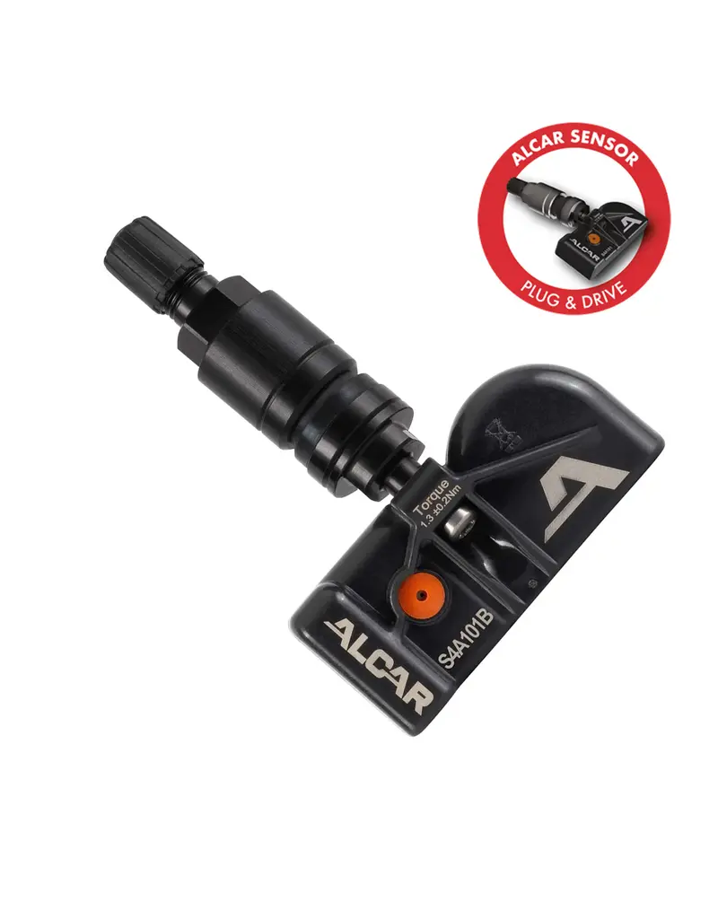 Alcar Plug&Drive steel TPMS Sensor black