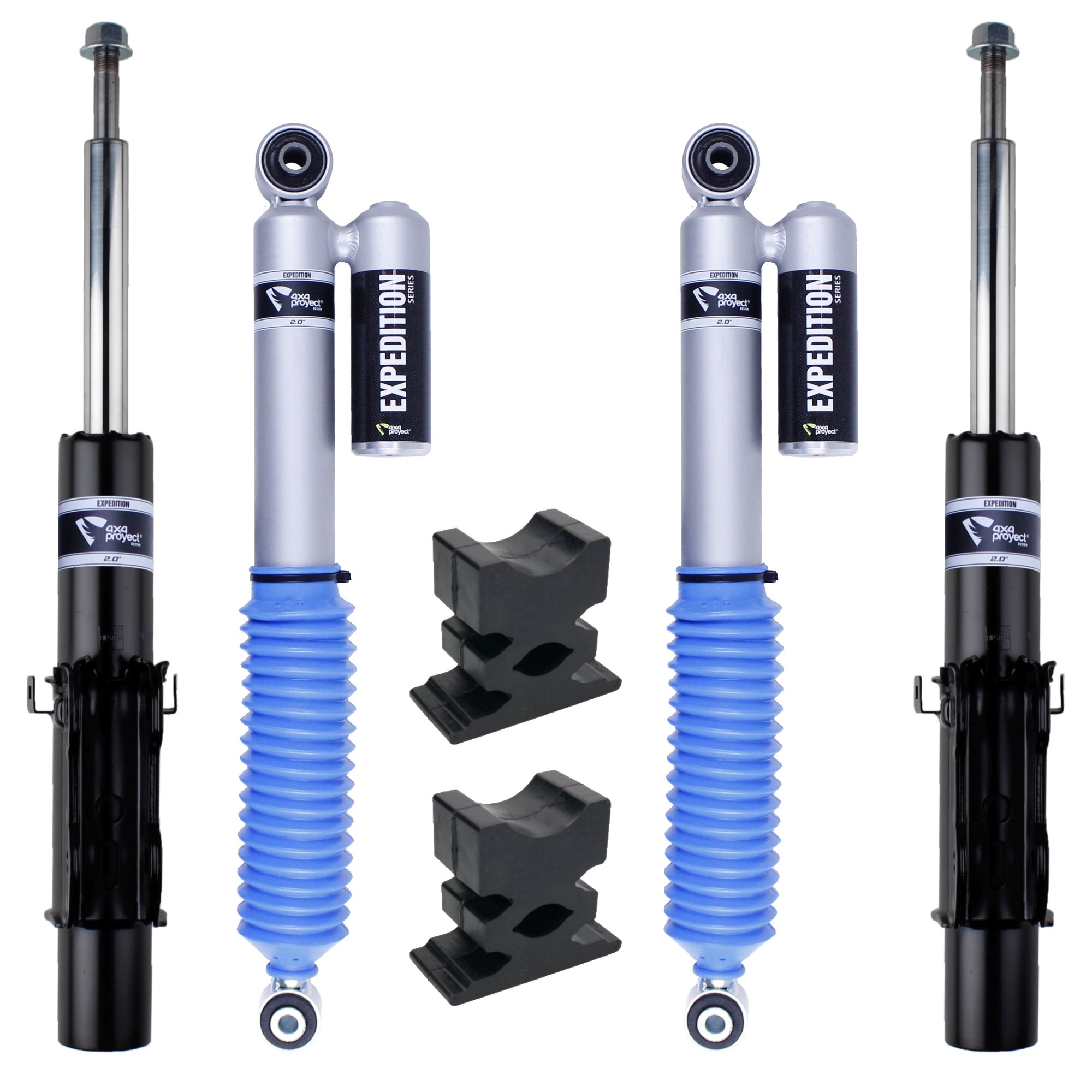 Kit de suspension Expedition 8027 - compatible avec les vans surélevé de 0 à 50 mm, pour Sprinter 906 /907 2WD (propulsion arrière), de 4x4Proyect