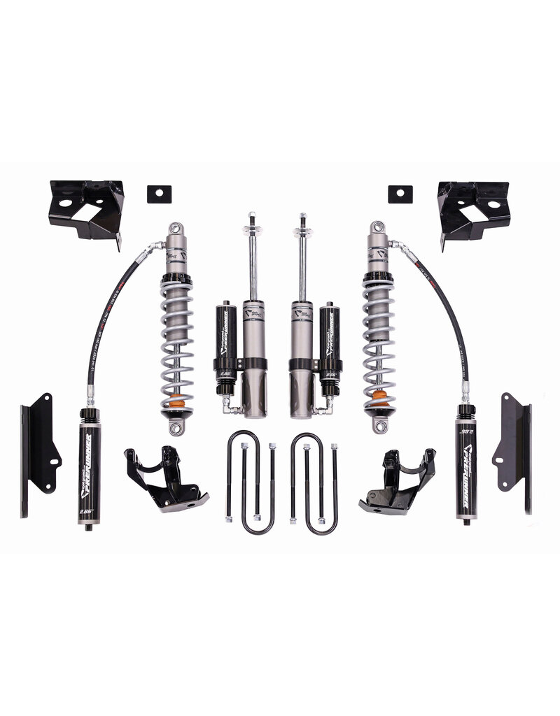 Kit de suspension Offroad 2.65 Prerunner pour Mercedes Sprinter 906/907 4x4 , réglable en hauteur (AR) avec rehausse de carrosserie de 0 à 50 mm, par 4x4proyect