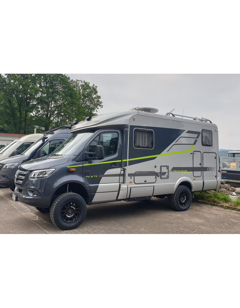 Offroad 2.65 Prerunner Cab Chassis ride height adjustable suspension kit for Mercedes Sprinter 906/907 4x4 with body lift from 0-50mm, by 4x4proyect