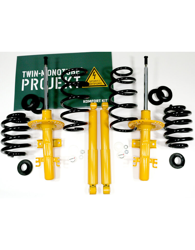Hardness-adjustable (VA and HA) KONI-ADJUST-SENSITIV-AT -COMFORT Complete body lift/suspension kit (+35-40 mm) for VW T5, T6, and T6.1 from TWIN MONOTUUBE PROJECT6 and T6.1 - Copy