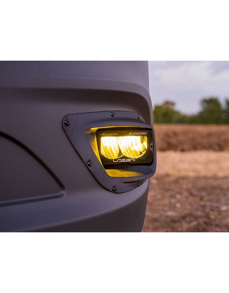 Lazer Carbon-2 ‘Drive’ LED Fog Light Upgrade Kit for Mercedes Sprinter 907/VS30