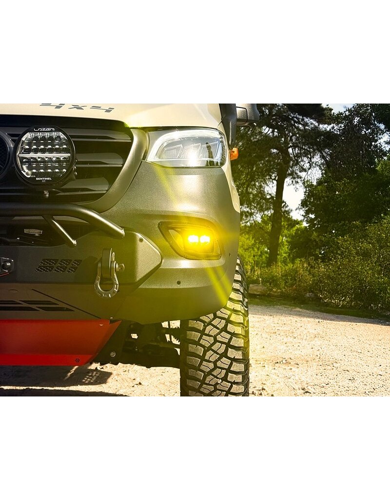 Lazer Carbon-2 ‘Drive’ LED Fog Light Upgrade Kit for Mercedes Sprinter 907/VS30