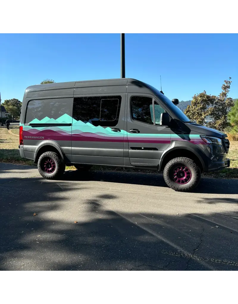 Desert Defender Fender Flares – Rounded Rear Arch, Single Cut , Full kit for Sprinter 907/VS30