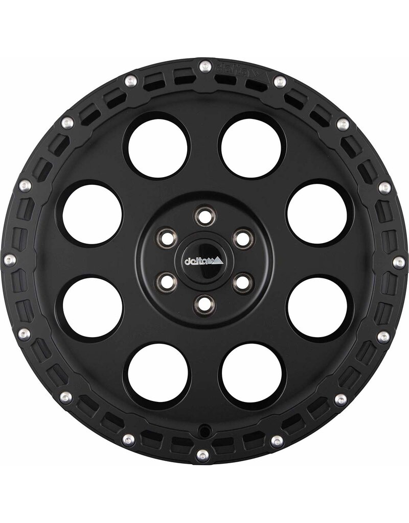 Delta Klassik B RUGGED Alufelge, schwarz , 8Jx17H2, 6x120, ET 40 für Ford Transit ab 2025 mit Rädern in 6x120