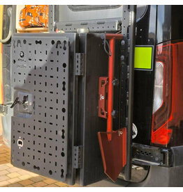 Universal-Schaufel aus Aluminium in rot oder schwarz