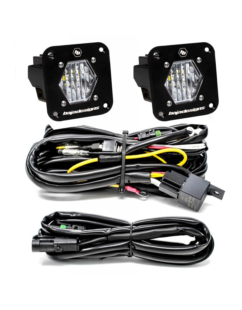  BAJA DESIGNS S1 – Kit LED encastrable noir pour marche arrière – Universel