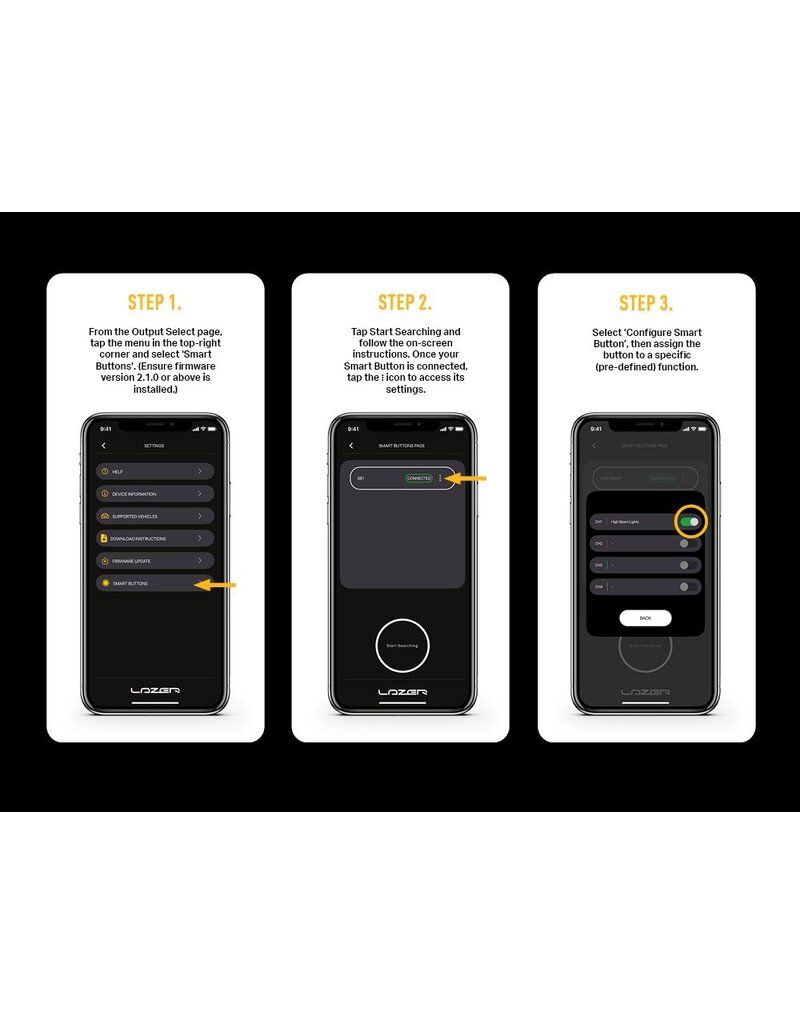 Bouton intelligent FLIC contrôle et flexibilité lors de l'installation d'un éclairage supplémentaire