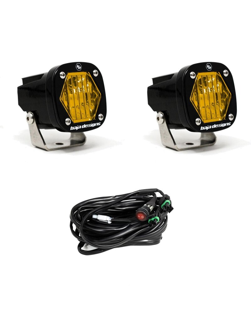 BAJA DESIGNS S1 noir Paire de Feux LED Auxiliaires  – Universel
