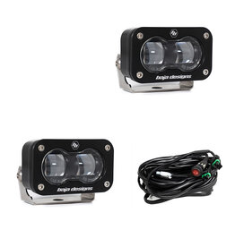 S2 SAE LED Auxiliary Light Pod Pair – Universal, by BAJA DESIGNS