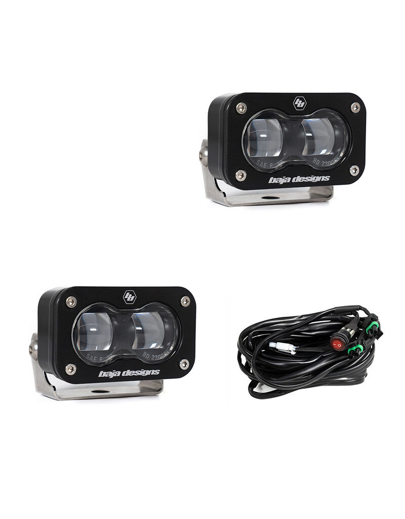 S2 SAE LED Auxiliary Light Pod Pair – Universal, by BAJA DESIGNS