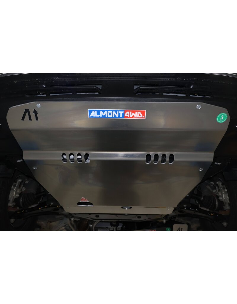 engine & transmission protection skid plate, 6 mm aluminum for VW T7 (NRN/NXN) (2025+)