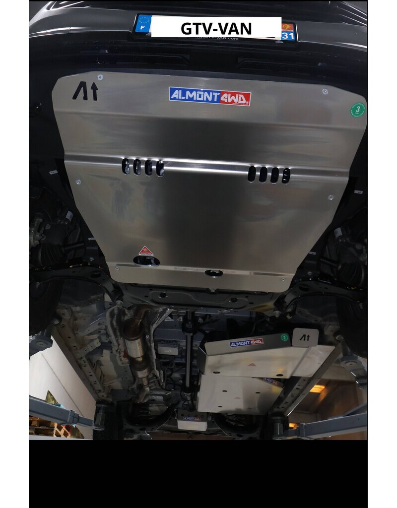 engine & transmission protection skid plate, 6 mm aluminum for VW T7 (NRN/NXN) (2025+)