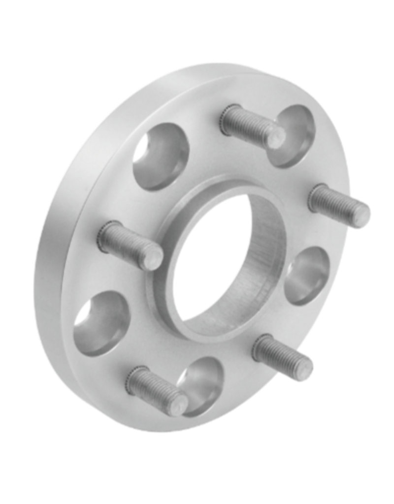 2 aluminum wheel spacers, 20 mm each (40 mm/axle) for FORD TRANSIT CUSTOM V710 (NRN/NXN) 6x120 and VW Transporter T7 (2025+)