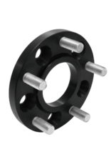 2 élargisseurs de voie en aluminium anodisé noir de 20 mm (40 mm / essieu) pour FORD TRANSIT CUSTOM V710 (NRN/NXN) 6x120 et VW Transporter T7 (2025+)