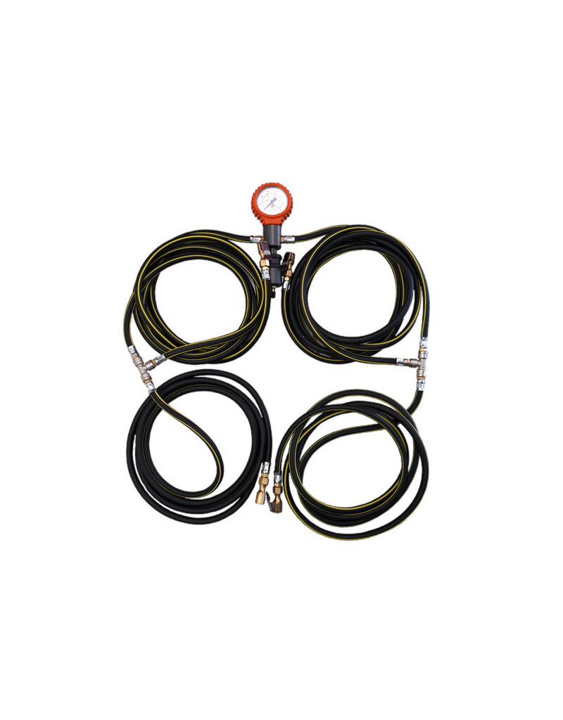 Maxtrax InDeFlate tire pressure regulator for 4 tires