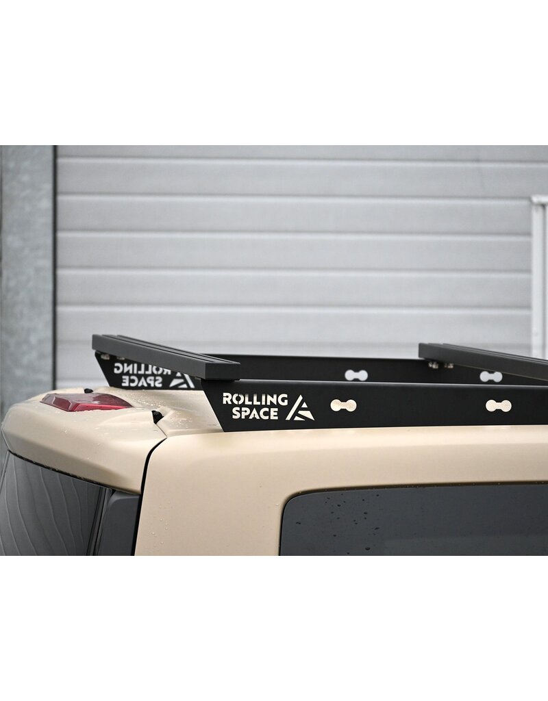 1/2 Basic Space Rack – modular universal roof rack system for Ford Transit/Tourneo Custom  (V710/NRN/NXN) & VW Transporter T7 (MSN)