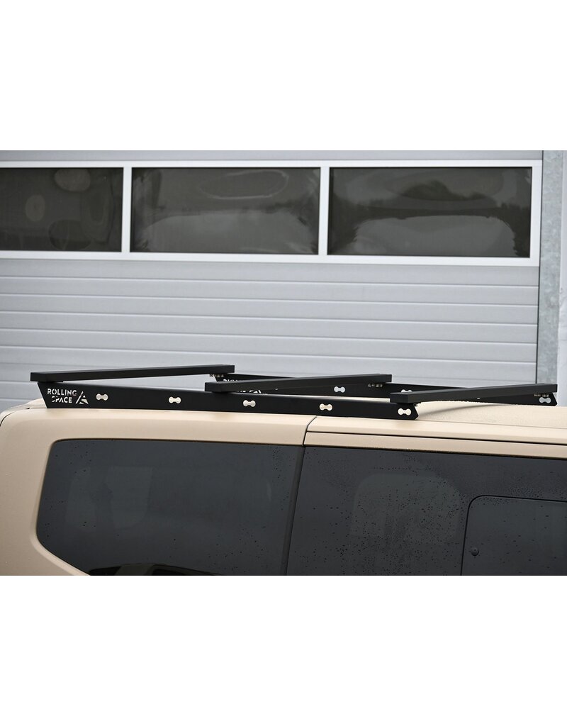 1/2 Basic Space Rack – modulares universelles Dachträgersystem für Ford Transit/Tourneo Custom  (V710/NRN/NXN) & VW Transporter T7 (MSN)