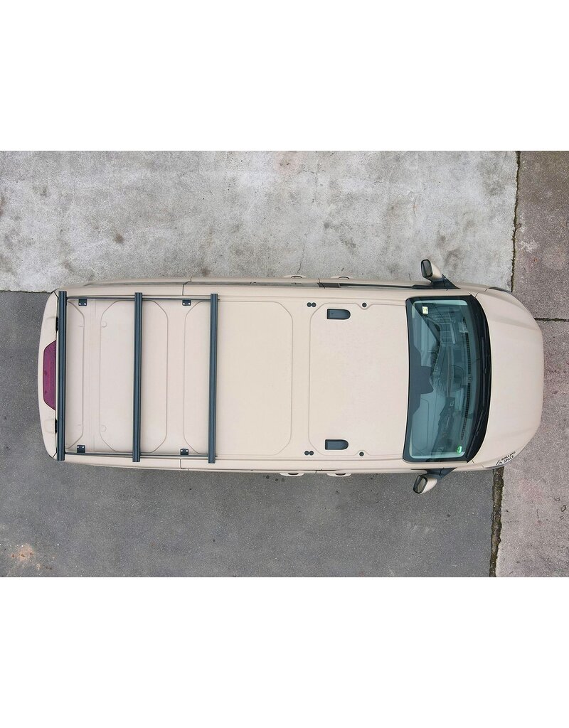 1/2 Basic Space Rack – modulares universelles Dachträgersystem für Ford Transit/Tourneo Custom  (V710/NRN/NXN) & VW Transporter T7 (MSN)