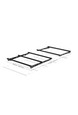 Basic Space Rack lang – modulares universelles Dachträgersystem für Ford Transit/Tourneo Custom (V710/NRN/NXN) & VW Transporter T7 (MSN) mit kurzem Radstand