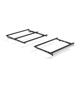 Basic Space Rack long – le système de galerie de toit modulaire universel pour Ford Transit/Tourneo Custom type V710/NRN/NXN et VW Transporter T7 type MSN à empattement court