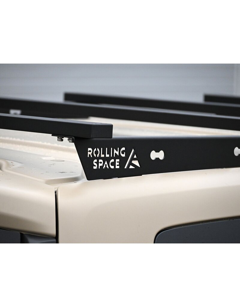 Basic Space Rack lang – modulares universelles Dachträgersystem für Ford Transit/Tourneo Custom (V710/NRN/NXN) & VW Transporter T7 (MSN) mit kurzem Radstand