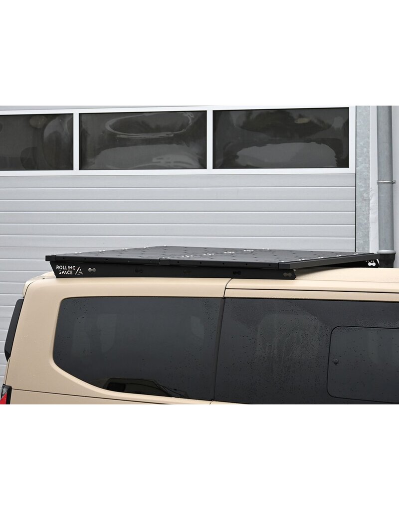 1/2 Space Rack PRO – le système de galerie de toit modulaire universel pour Ford Transit/Tourneo Custom type V710/NRN/NXN et VW Transporter T7 type MSN à empattement court