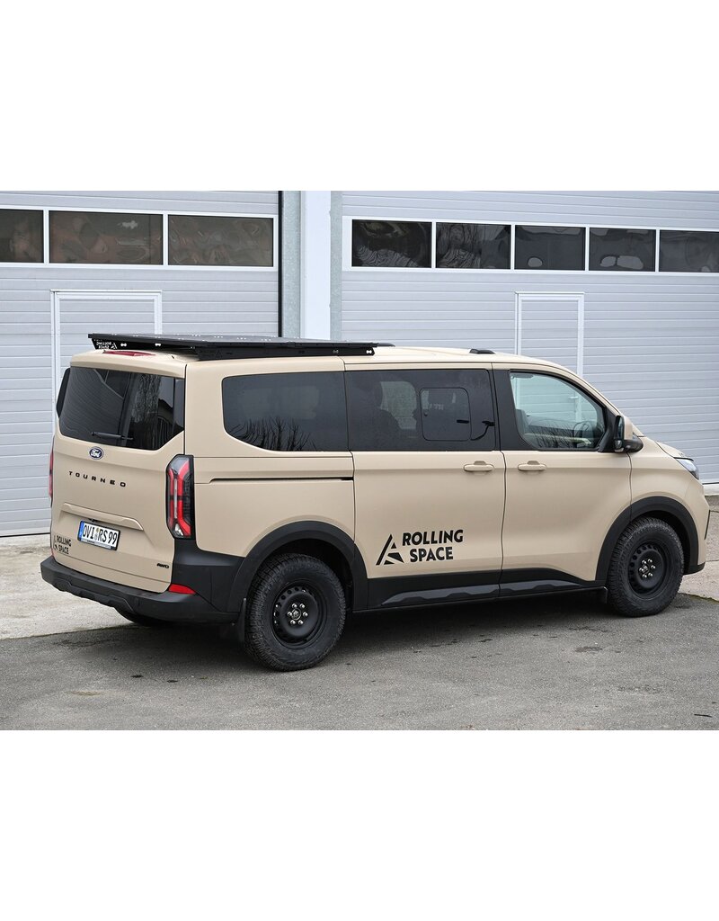 1/2 Space Rack PRO – le système de galerie de toit modulaire universel pour Ford Transit/Tourneo Custom type V710/NRN/NXN et VW Transporter T7 type MSN à empattement court