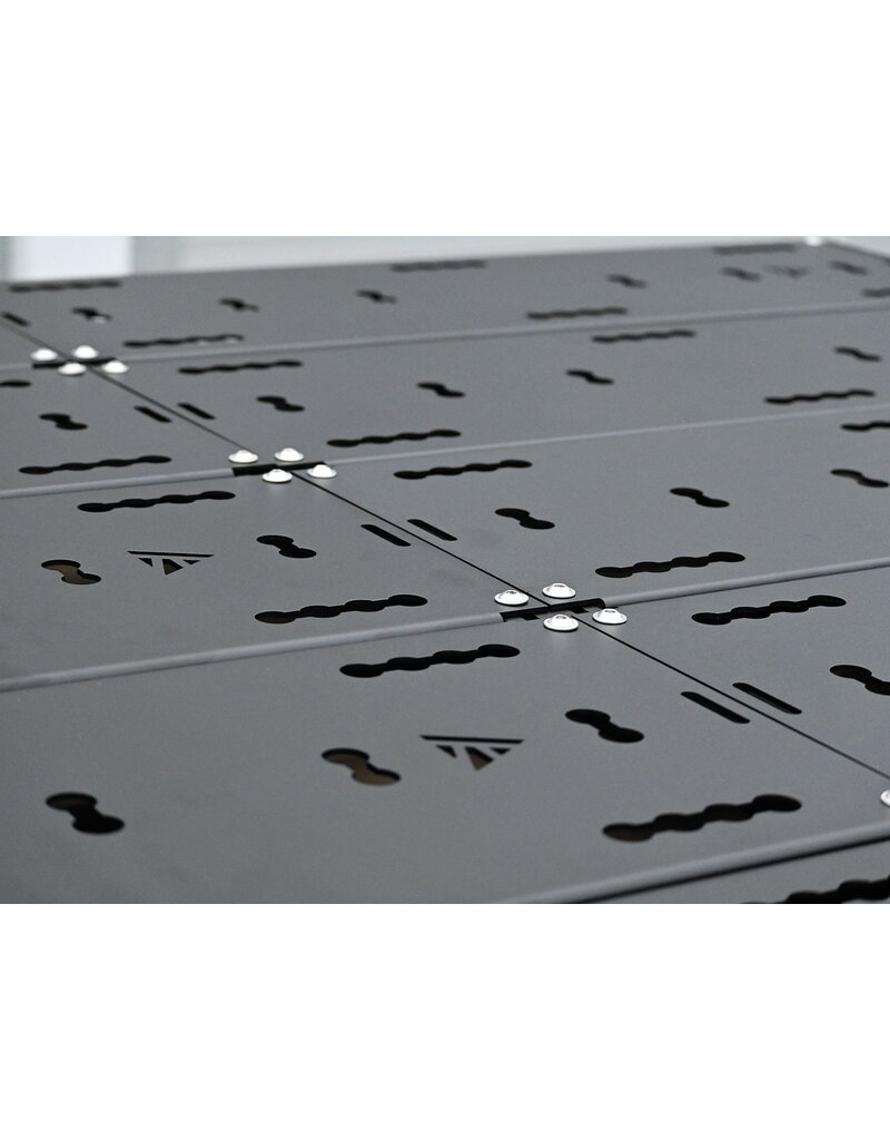 Space Rack PRO lang – modulares universelles Dachträgersystem für Ford Transit/Tourneo Custom (V710/NRN/NXN) & VW Transporter T7 (MSN) mit kurzem Radstand