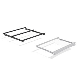 1/2 Basic Space Rack – modular universal roof rack system for Ford Transit/Tourneo Custom (V710/NRN/NXN) & VW Transporter T7 (MSN) with long wheel base