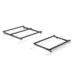 Basic Space Rack lang – modulares universelles Dachträgersystem für Ford Transit/Tourneo Custom (V710/NRN/NXN) & VW Transporter T7 (MSN) mit langem Radstand