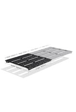 1/2 Space Rack Advanced – modular universal roof rack system for Ford Transit/Tourneo Custom (V710/NRN/NXN) & VW Transporter T7 (MSN) with long wheel base