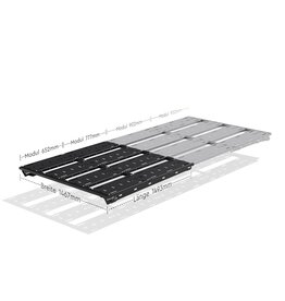 1/2 Space Rack Advanced – modular universal roof rack system for Ford Transit/Tourneo Custom (V710/NRN/NXN) & VW Transporter T7 (MSN) with long wheel base
