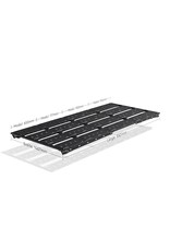 Space Rack Advanced lang – modulares universelles Dachträgersystem für Ford Transit/Tourneo Custom (V710/NRN/NXN) & VW Transporter T7 (MSN) mit langem Radstand