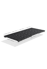 Space Rack PRO long – le système de galerie de toit modulaire universel pour Ford Transit/Tourneo Custom type V710/NRN/NXN et VW Transporter T7 type MSN à empattement long