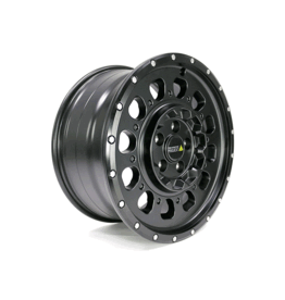 TWIN-MONOTUBE-PROJEKT-AT3-HD, 8,5x18'' HEAVY DUTY ALUMINUM WHEEL IN SILK MATT BLACK, specially for Mercedes Sprinter VS30/ (907/910) + Sprinter NCV3 (906) + VW Crafter 1