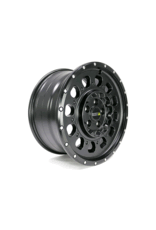 TWIN-MONOTUBE-PROJEKT-AT3-HD, 8,5x18'' HEAVY DUTY ALUMINUM WHEEL IN SILK MATT BLACK, specially for Ford Tourneo Custom / Transit Custom / Nugget 2024+ und VW Transporter 2025+