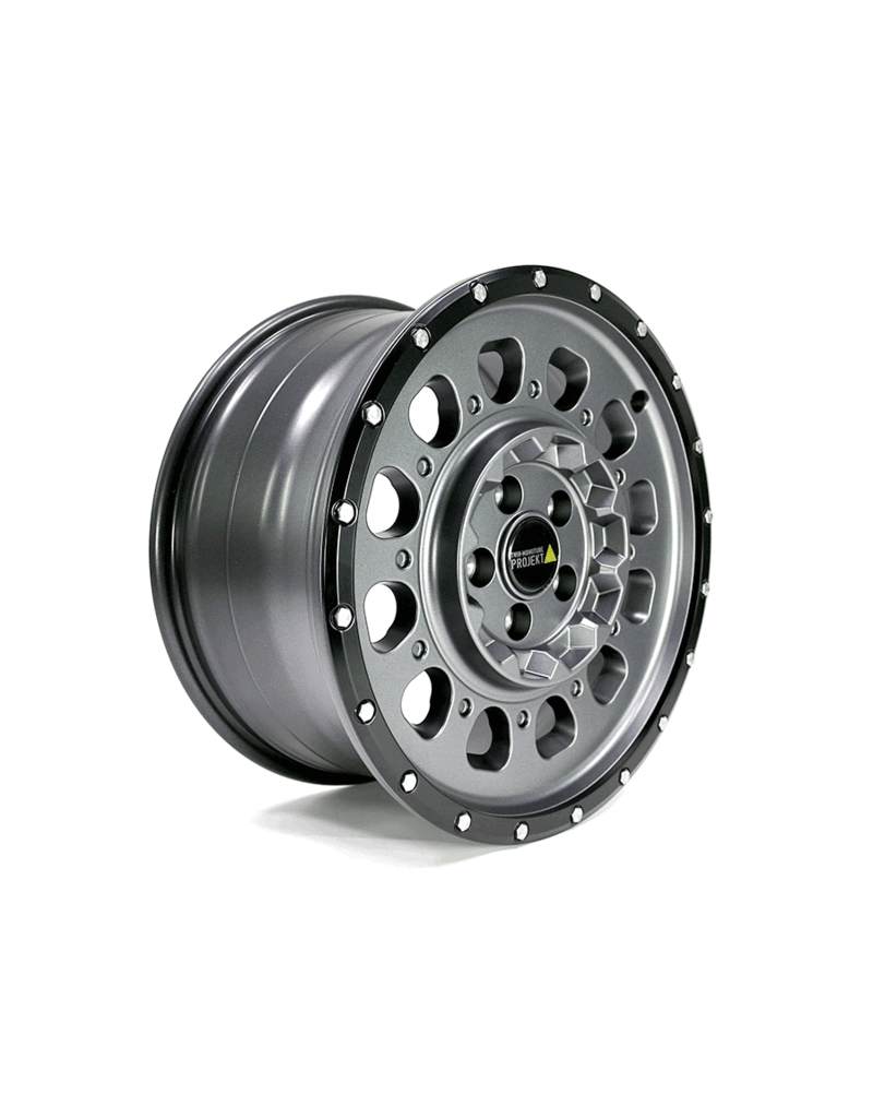 TWIN-MONOTUBE-PROJEKT-AT3-HD, 8,5x18'' HEAVY DUTY ALUMINUM WHEEL IN STONE, specially for Mercedes Sprinter VS30/ (907/910) + Sprinter NCV3 (906) + VW Crafter 1