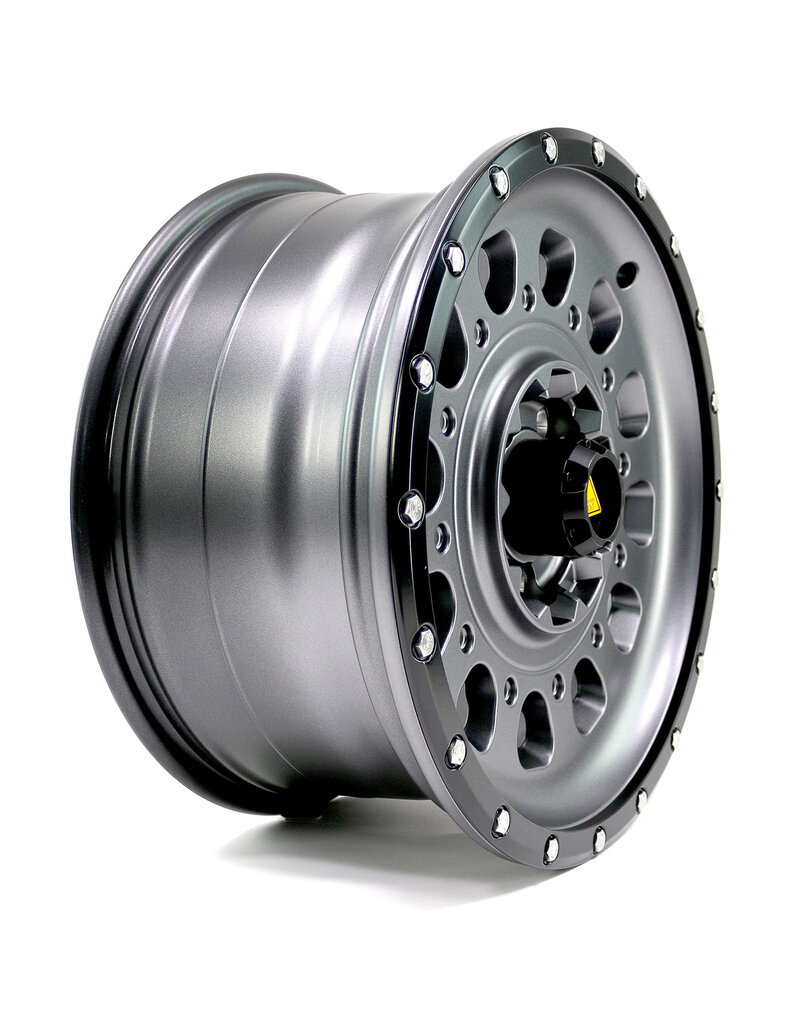 TWIN-MONOTUBE-PROJEKT-AT3-HD, 8,5x18'' HEAVY DUTY ALUMINUM WHEEL IN STONE, specially for Mercedes Sprinter VS30/ (907/910) + Sprinter NCV3 (906) + VW Crafter 1