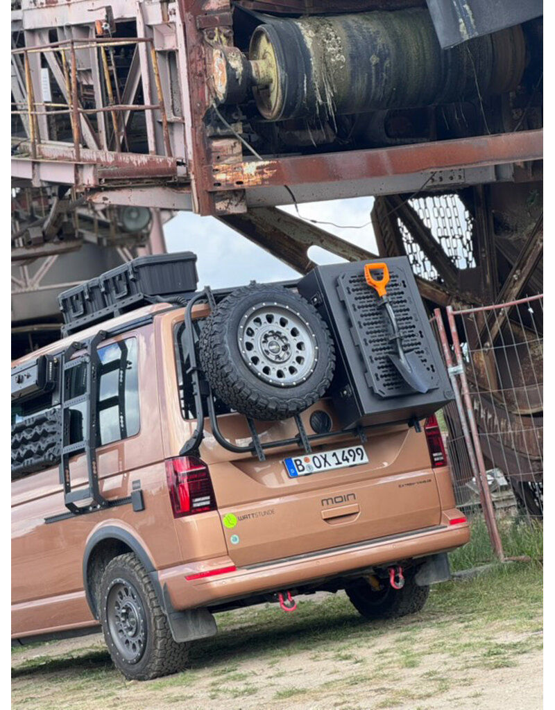 TWIN-MONOTUBE-PROJEKT-AT3-HD, 8,5x18’’ HEAVY DUTY SCHWERLAST ALUFELGE IN STONE speziell für Mercedes Sprinter VS30/ (907/910) + Sprinter NCV3 (906) + VW Crafter 1