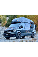 TWIN-MONOTUBE-PROJEKT-AT3-HD, 8,5x18’’ HEAVY DUTY SCHWERLAST ALUFELGE IN SEIDENMATT-SCHWARZ speziell für VW Crafter 2 (SY) + MAN TGE