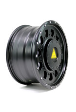 TWIN-MONOTUBE-PROJEKT-AT3-HD, 8,5x18'' HEAVY DUTY ALUMINUM WHEEL IN SILK MATT BLACK, specially for VW Crafter 2 (SY) + MAN TGE 