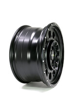 TWIN-MONOTUBE-PROJEKT-AT3-HD, 8,5x18'' HEAVY DUTY Jante alu dur en noir satiné spécialement pour VW Crafter 2 (SY) + MAN TGE